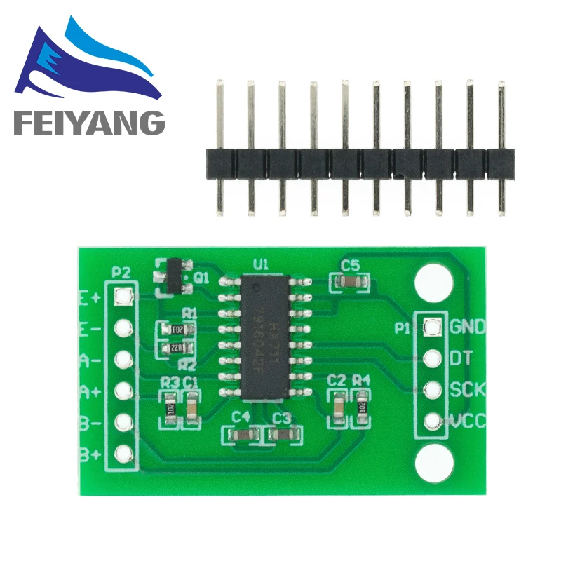 Célula de carga 1KG 5KG 10KG 20KG HX711 módulo AD Sensor de peso báscula electrónica Sensor de presión de pesaje de aleación de aluminio - imagen 2