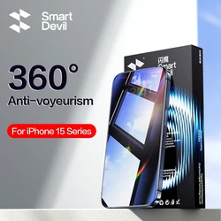 SmartDevil Protector Pantalla Privacidad iPhone 15 Pro Max/Pro/Plus