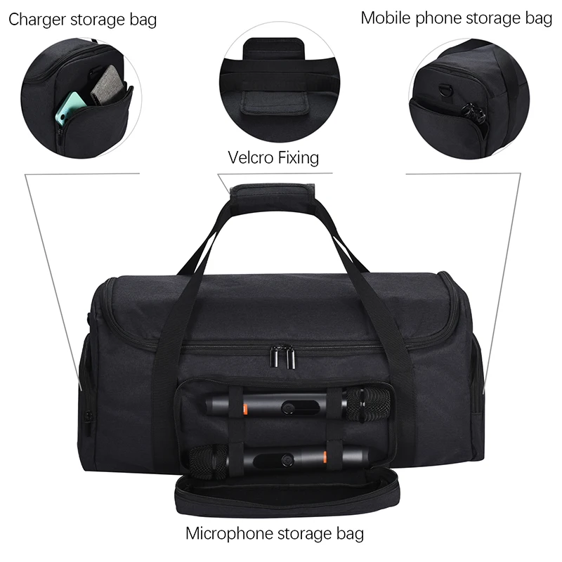ZOPRORE-caja de transporte para exteriores, bolso de mano portátil, Estuche De Viaje para JBL PartyBox On The Go, potente altavoz portátil con Bluetooth para fiesta - imagen 5