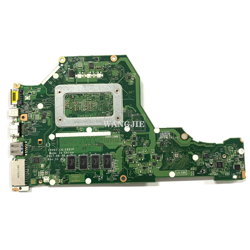 Para Acer Aspire A515 A515-51 placa base de computadora portátil NBGP411001 NB.GP411.001 C5V01 LA-E891P SR3LA I5-8250U 4G RAM - imagen 2