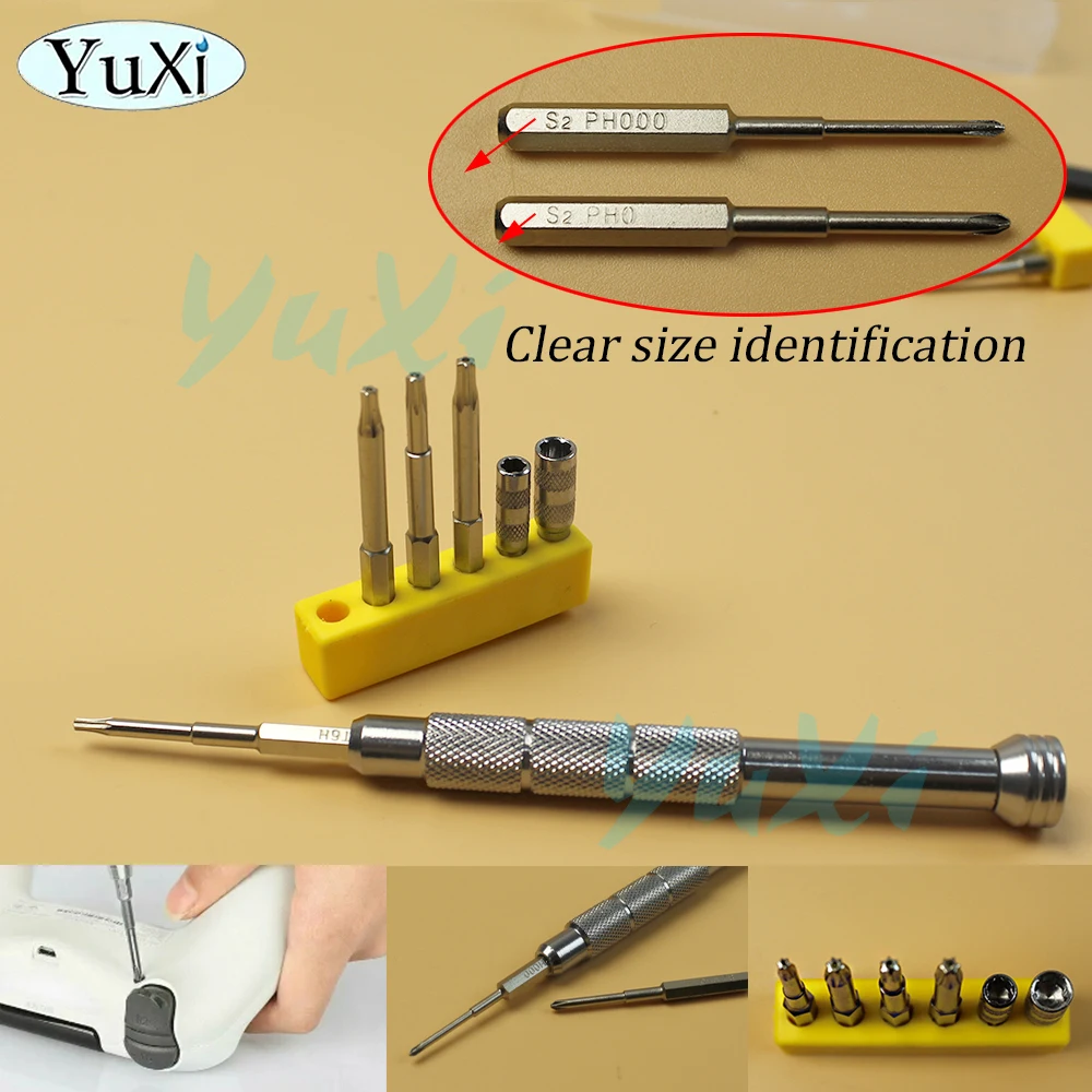 Juego de herramientas de destornillador, Kit de herramientas de reparación de máquinas de juego para PS4, PS3, NES, SNES, 3DS, Wii, GBC, PSP, interruptor, mando, Triwing, 1 Juego - imagen 4