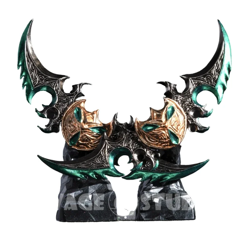 Teclas de Anime con tema Warcraft, armas de Warglaive of Azzinoth Lllidan, teclas personalizadas para teclado mecánico, regalos de tótem Tribal