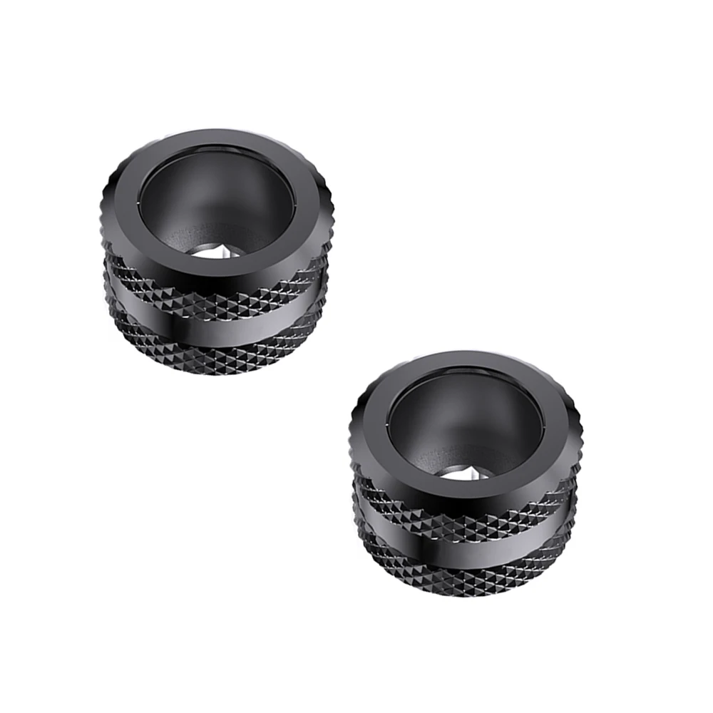 Adaptador de ajuste de tubo duro antiapagado de 2 piezas, compresión manual para OD 12/14/16mm, conexión G1/4, enfriador de agua - imagen 3