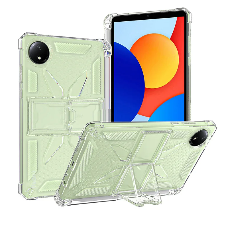Funda de TPU para Xiaomi RedMi Pad SE 11 "10,6" funda con soporte Mi Pad 5 6 Pro 11 12,4 pulgadas con soporte para lápices Funda