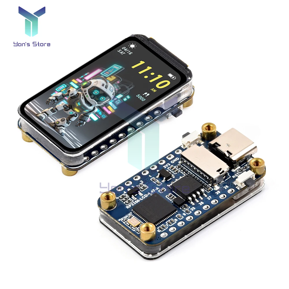 RP2350 Pantalla LCD de 1,47 pulgadas Pantalla de placa de desarrollo Color RGB Soporte ARM Cortex-M33 y interfaz de RISC-V tipo A tipo C - imagen 4