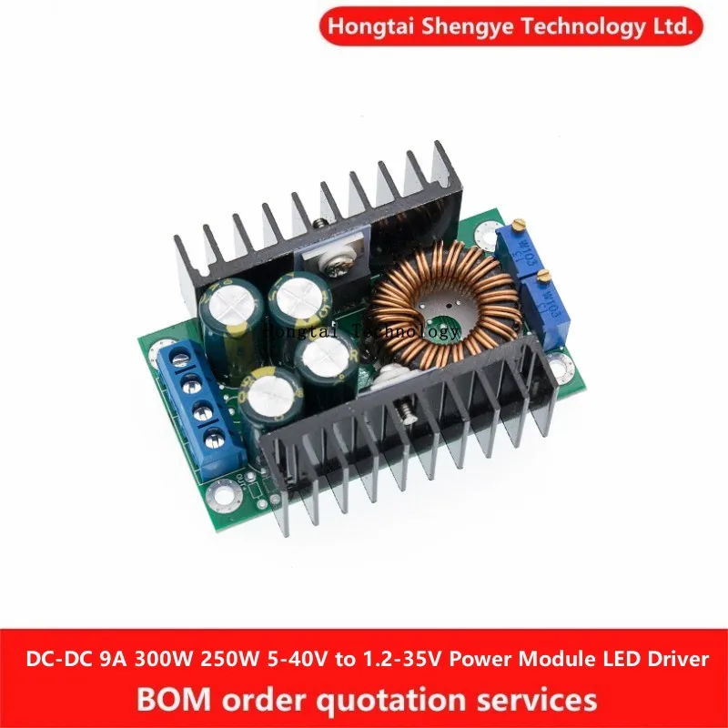 XL4016 DC-DC 9A 300W DC Buck Converter 5-40v a 1.2-35v Módulo de alimentación 12A Buck Módulo de alimentación Controlador LED