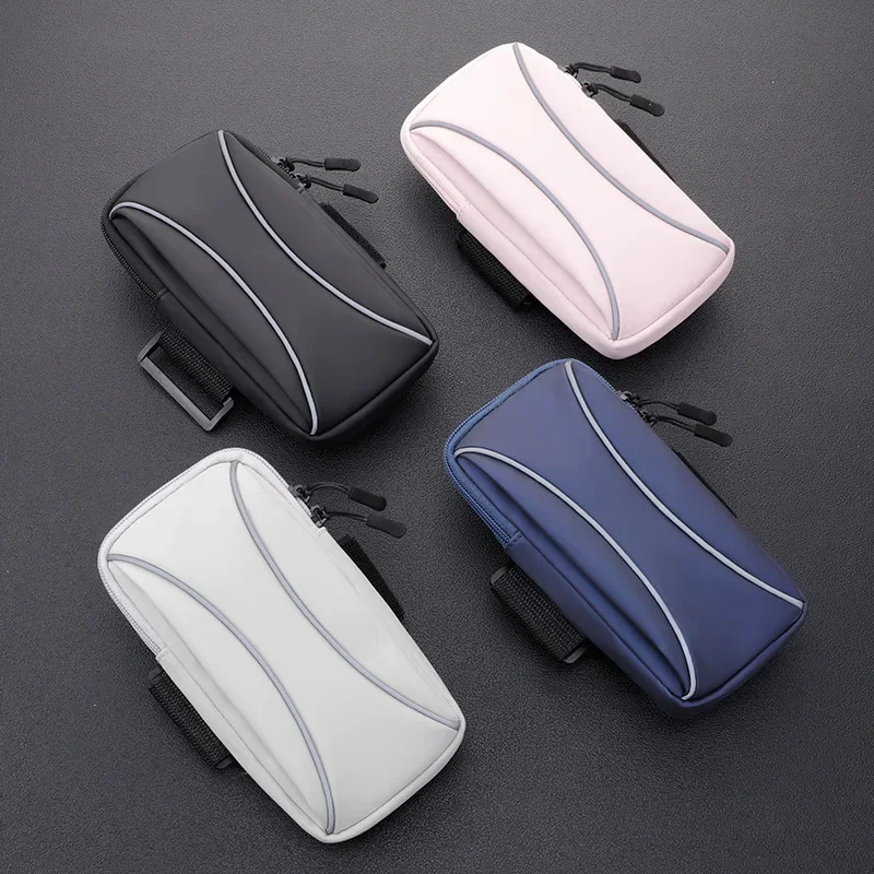 Brazalete de muñeca Unisex para teléfono, bolsa de brazo para teléfono para correr al aire libre para Huawei, bolsa deportiva para teléfono de 6,8 pulgadas para Iphone - imagen 3