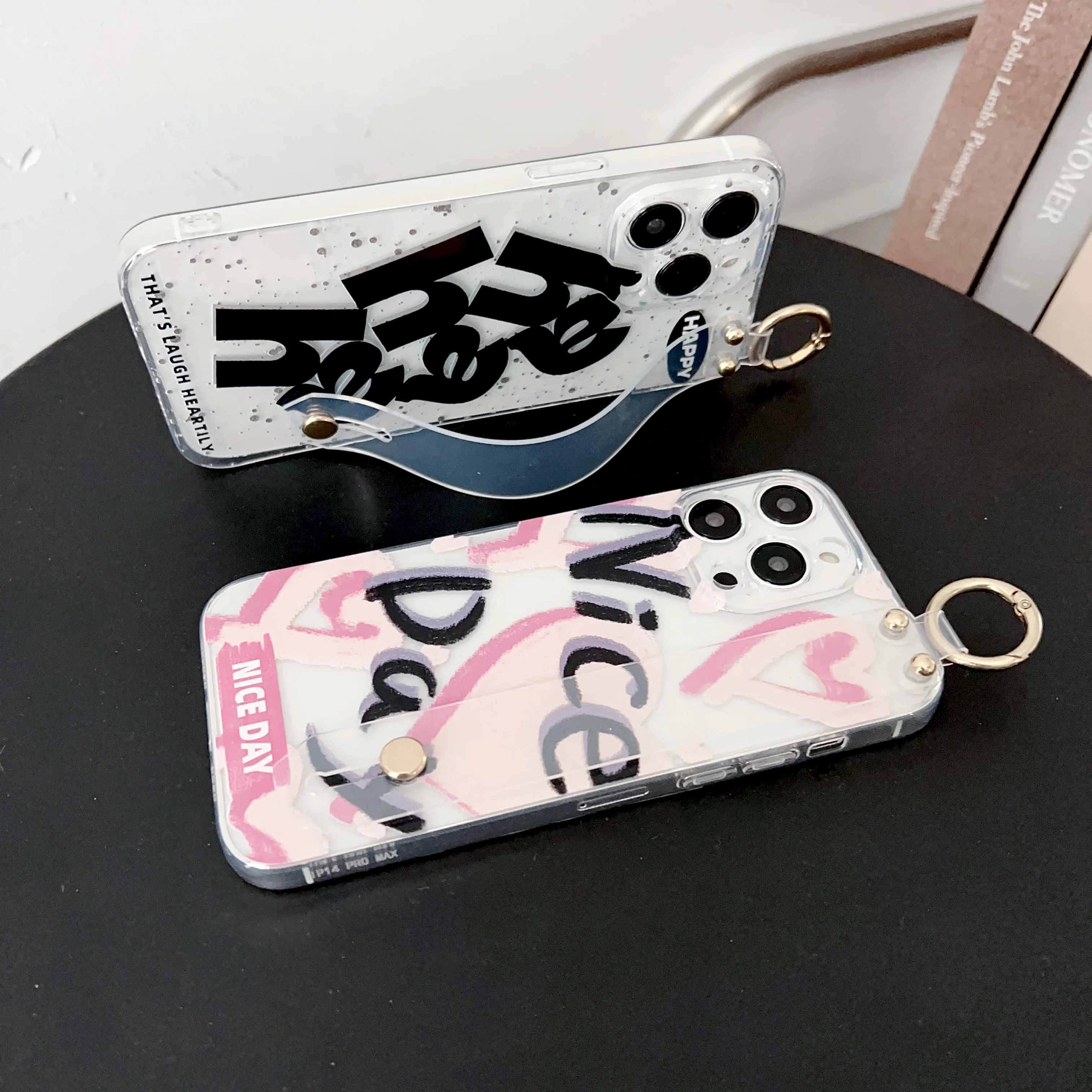 Funda Nice Day con Correa de Muñeca para OPPO Reno 5F 4F 6Z 7 8 10 11 12 13 14 lite T F Z Pro - imagen 4