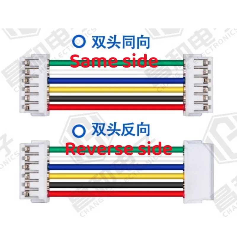 10 Uds ZH 1,5mm 2/3/4/5/6/7/8/9/10P línea de Terminal de doble punta 10CM/15CM/20CM ZH1.5 cable electrónico de dirección misma/inversa - imagen 2