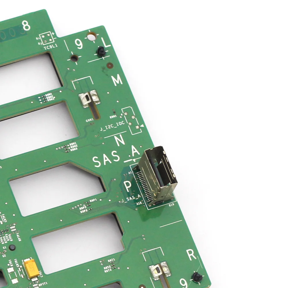 Original para PowerEdge T610 T710 F313F 0F313F servidor SAS Disco Duro HDD Backplane 8-Port 3,5 "SAS Hard Drive Board CN-0F313F - imagen 5