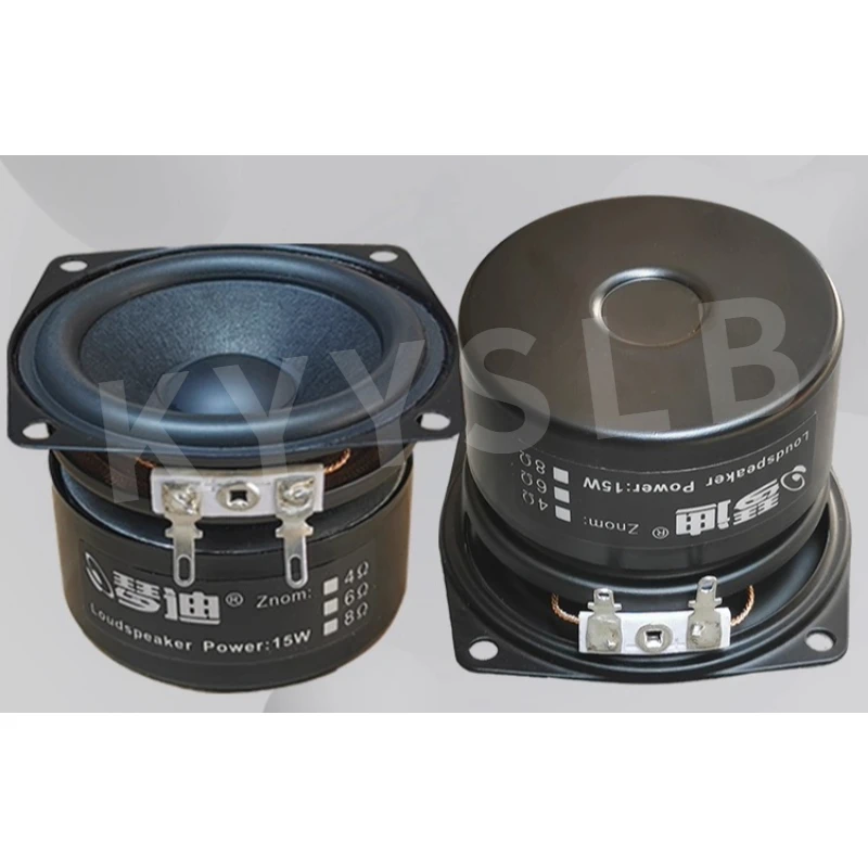 KYYSLB 2,5 pulgadas 8-15W rango completo 4ohm 6ohm 8ohm 2,5 pulgadas altavoz de rango completo Hifi Fever Unidad de altavoz de rango completo