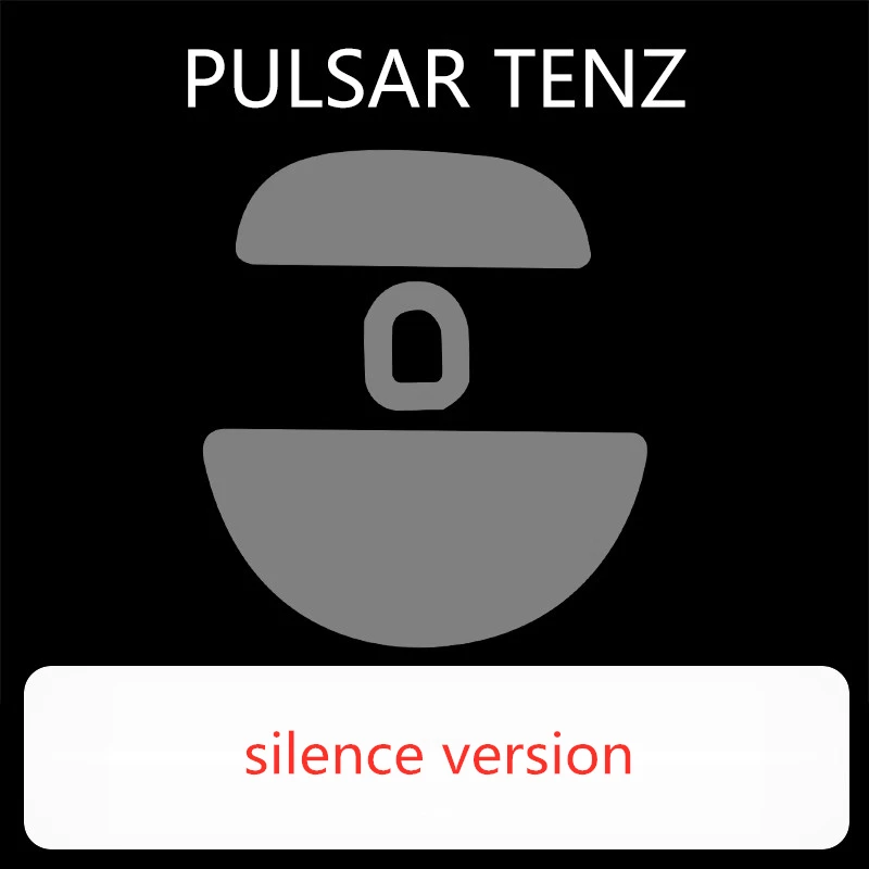 1 Juego de patines de ratón ultrafraglide Meow Gaming Gear para PULSAR TENZ Control de freno pies silencioso versión ICE ratones deslizan PTFE 0,75mm - imagen 5