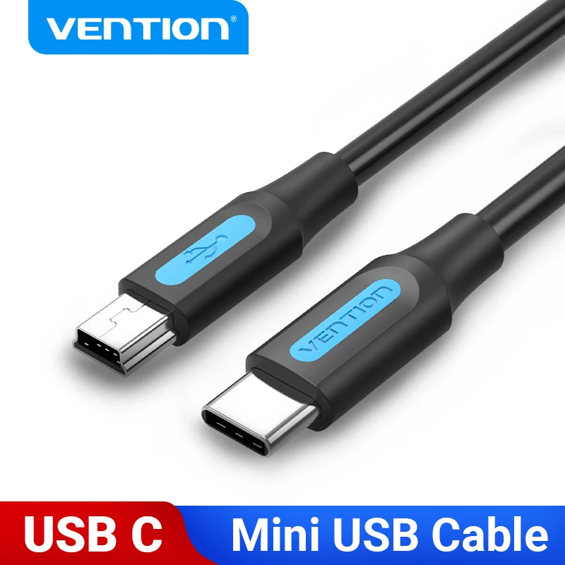 Vention Cable USB-C a Mini USB para Cámaras y MacBook