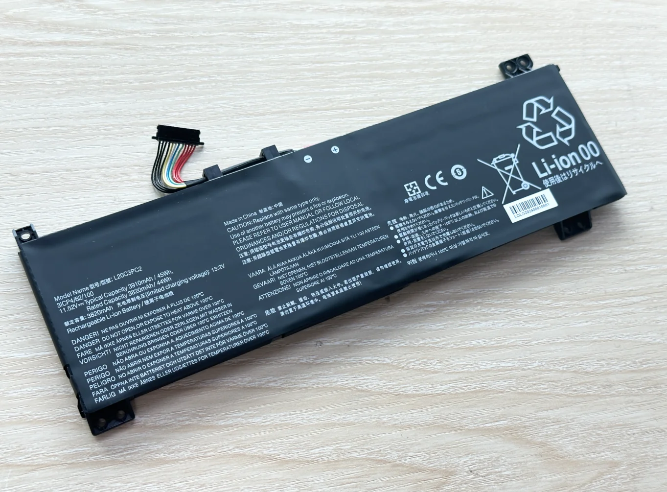 Nueva batería de ordenador portátil L20M3PC2 L20C3PC2 para Lenovo ideapad Gaming 3 15ACH6 15IHU6 82K1 82K2 L20L3PC2 L20D3PC2 11,52 V 45WH - imagen 2