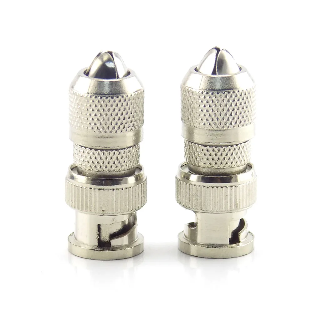 Cabezal público BNC a cabezal de conversión de nudo de bambú, Cable Coaxial sin soldadura, sistema de monitoreo de seguridad para cámara de TV - imagen 3