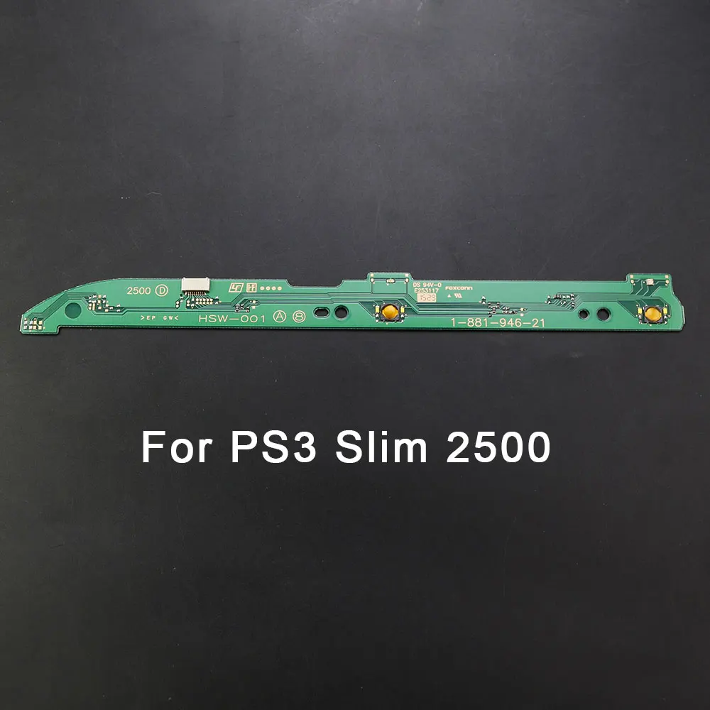 Reemplazo de placa de interruptor de encendido y apagado JCD para Sony PS3 slim 2000 2500 3000 4000 accesorios de controladores - imagen 5