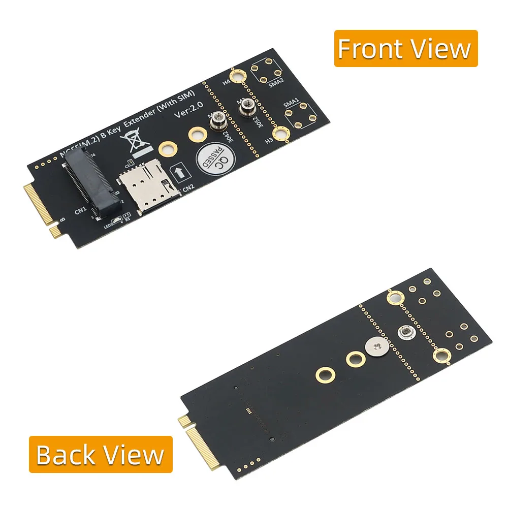 Adaptador M.2(NGFF) Key B con ranura SIM para módulo 3G/4G/5G compatible con tarjeta NANO SIM y tamaño de tarjeta M.2 tipo 3042/3052 - imagen 3