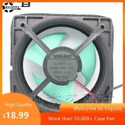 Para NMB FBA11J12H-A BL24A79-A 2 cables 12V 0.21A ventilador de refrigeración de refrigerador impermeable