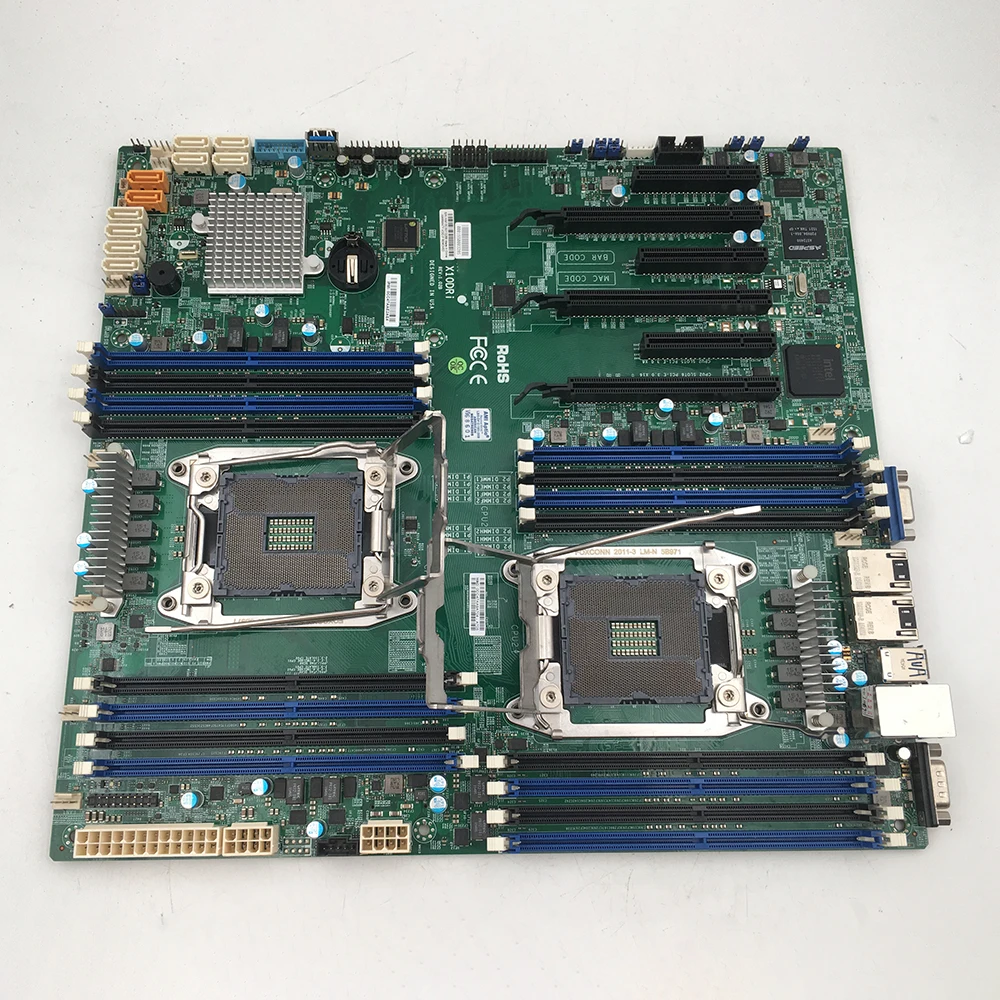 Placa base de servidor bidireccional para Supermicro X10DRi C612 LGA2011 compatible con E5-2600 V3 V4 DDR4 de alta calidad - imagen 5