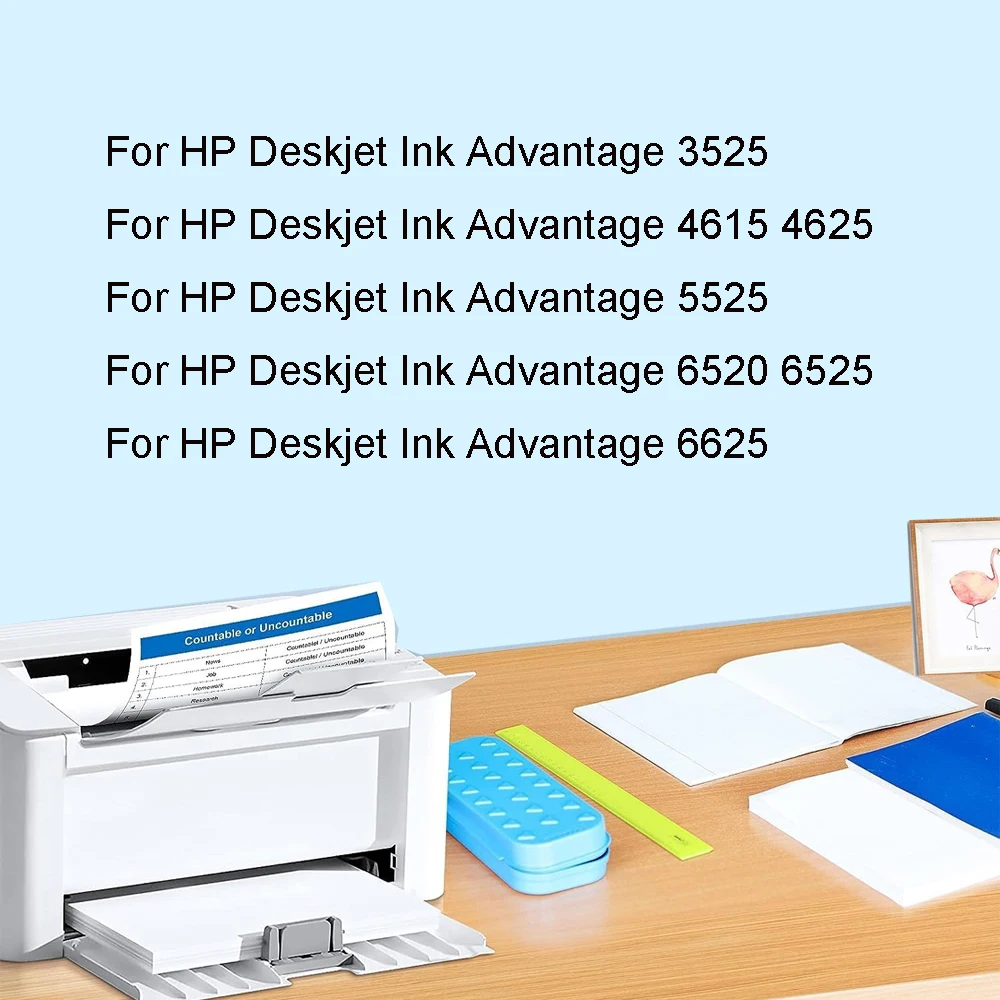 Cartucho de recarga de tinta de 4 colores para HP655 HP670 con Chip ARC para impresora HP DeskJet Ink Advantage 3525 4615 4625 5525 6525 - imagen 2
