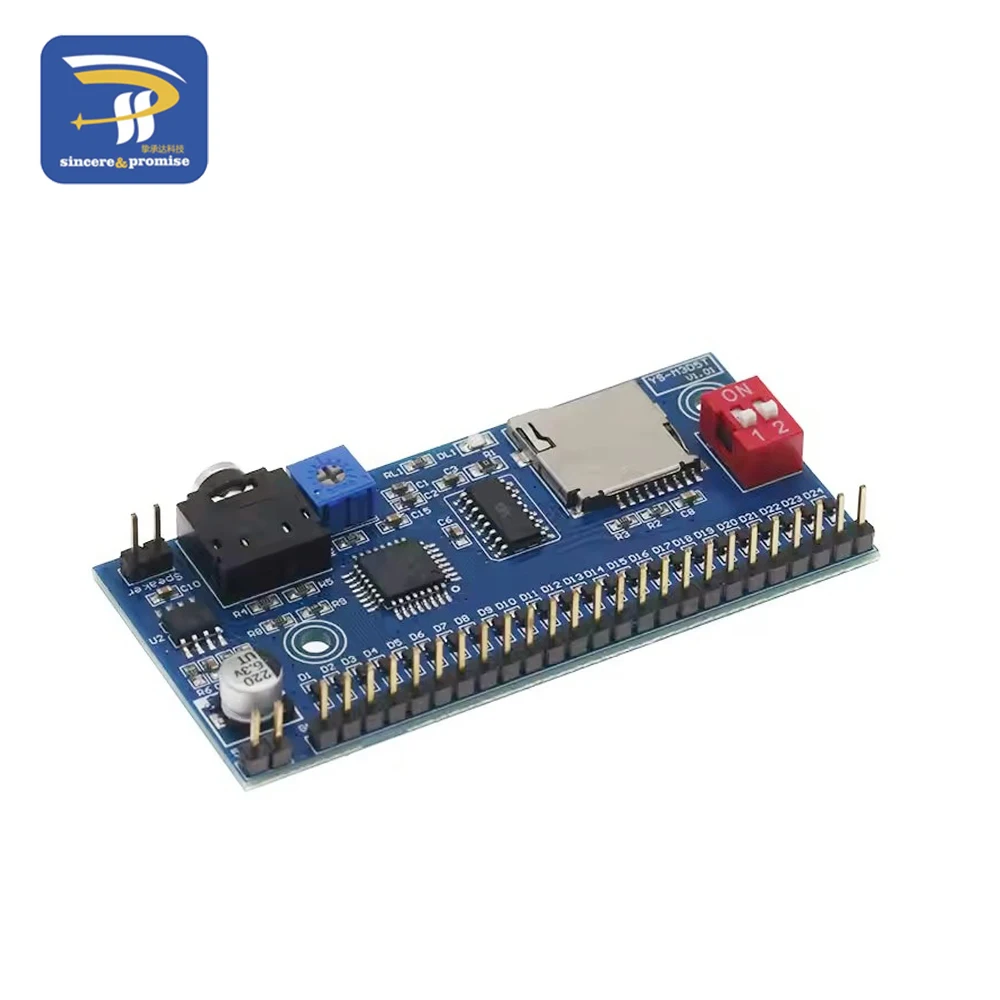 Módulo de reproducción de voz M3D5T TYPE-C MP3 activa reproducción única MCU DIY control prompt broadcaster - imagen 5