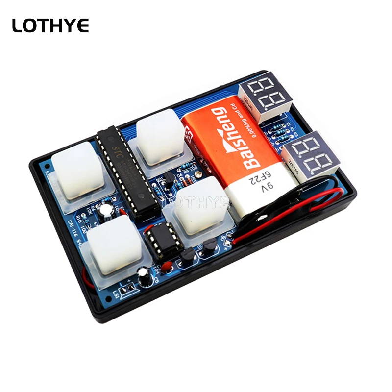 Kit electrónico DIY, máquina de juego de memoria LED, Kit de producción DC 9V 1-99 niveles, juego de rompecabezas, Kit de fabricación, entrenamiento de habilidades de soldadura divertida - imagen 5