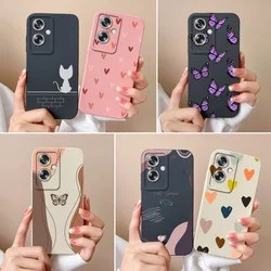 OPPO A79 A2 5G Funda Mariposa Ultrafina Silicona Líquida para Cámara
