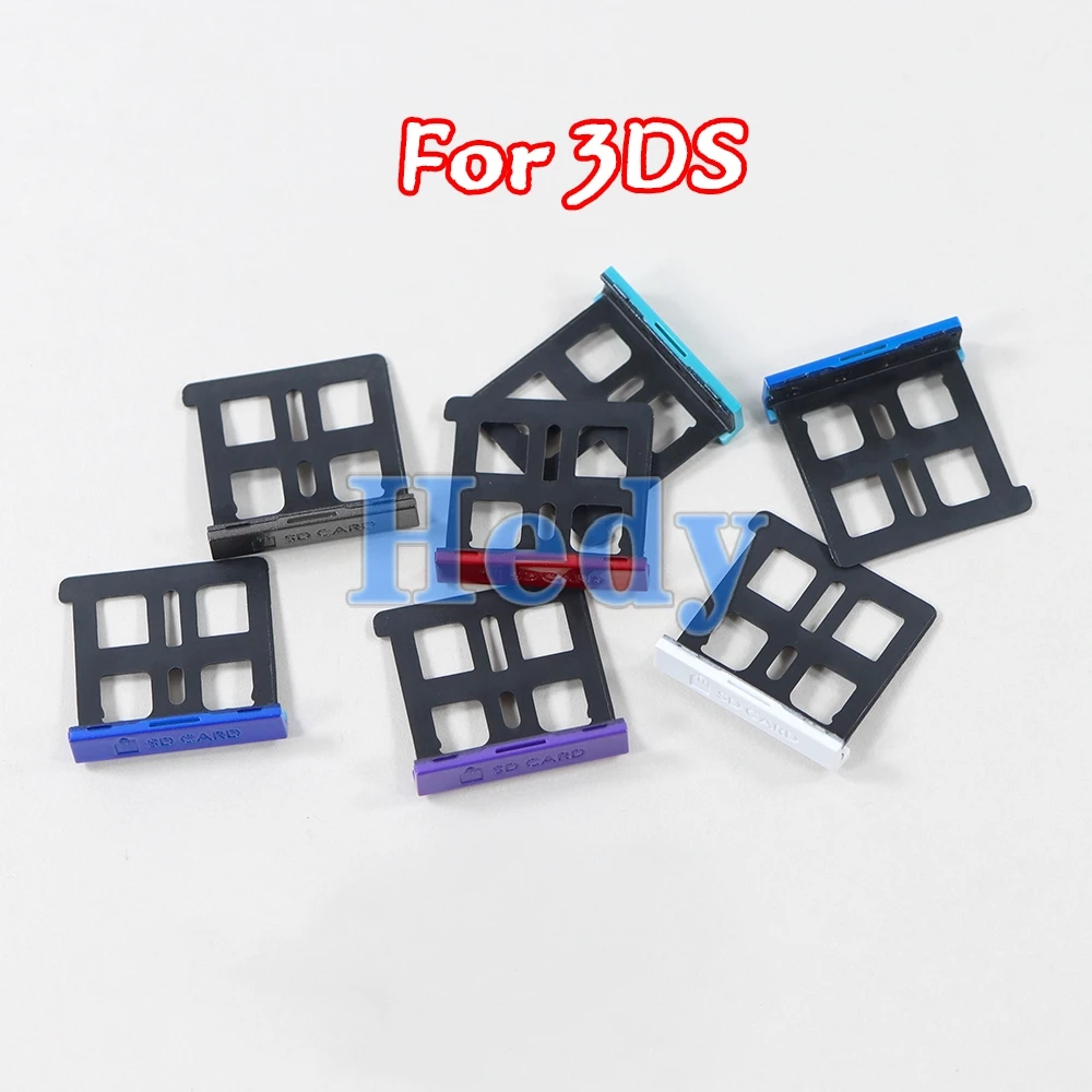 20 piezas repuesto Original nuevo para reparación de consola 3DS ranura para tarjeta de juego SD marco de soporte de cubierta de tarjeta de memoria