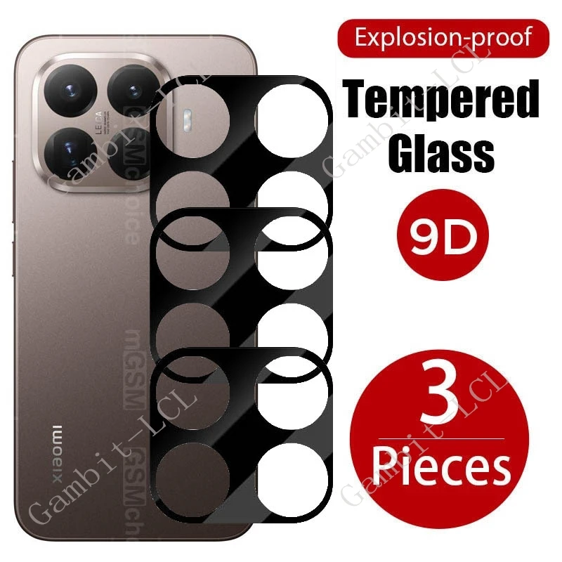 Lente de cámara 3D 9H HD para XIAOMI 15T PRO vidrio templado en XIAOMI15TPRO XIAOMI15T 15 T 15TPRO película protectora de pantalla trasera