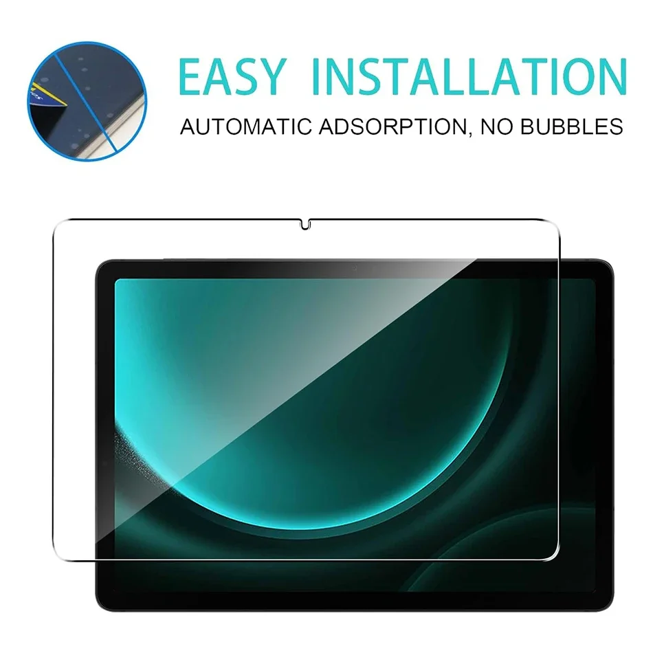 Para Samsung Galaxy Tab S9 FE Protector de pantalla de vidrio templado 10,9 pulgadas SM-X510 SM-X516B X510 X516B película protectora a prueba de tableta - imagen 3