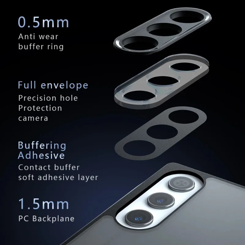 Para ZTE Nubia RedMagic 10 Air funda para Magsafe Magentic mate acrílico parachoques para Red Magic 10 Pro + 8s 9s Pro Plus funda dura para PC - imagen 5