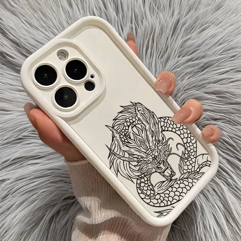 Funda para Honor Magic7 Lite Magic5 Magic6 Lite /Magic 6 5 7 Lite paquete completo a prueba de golpes funda de teléfono de dragón chino suave de silicona - imagen 4