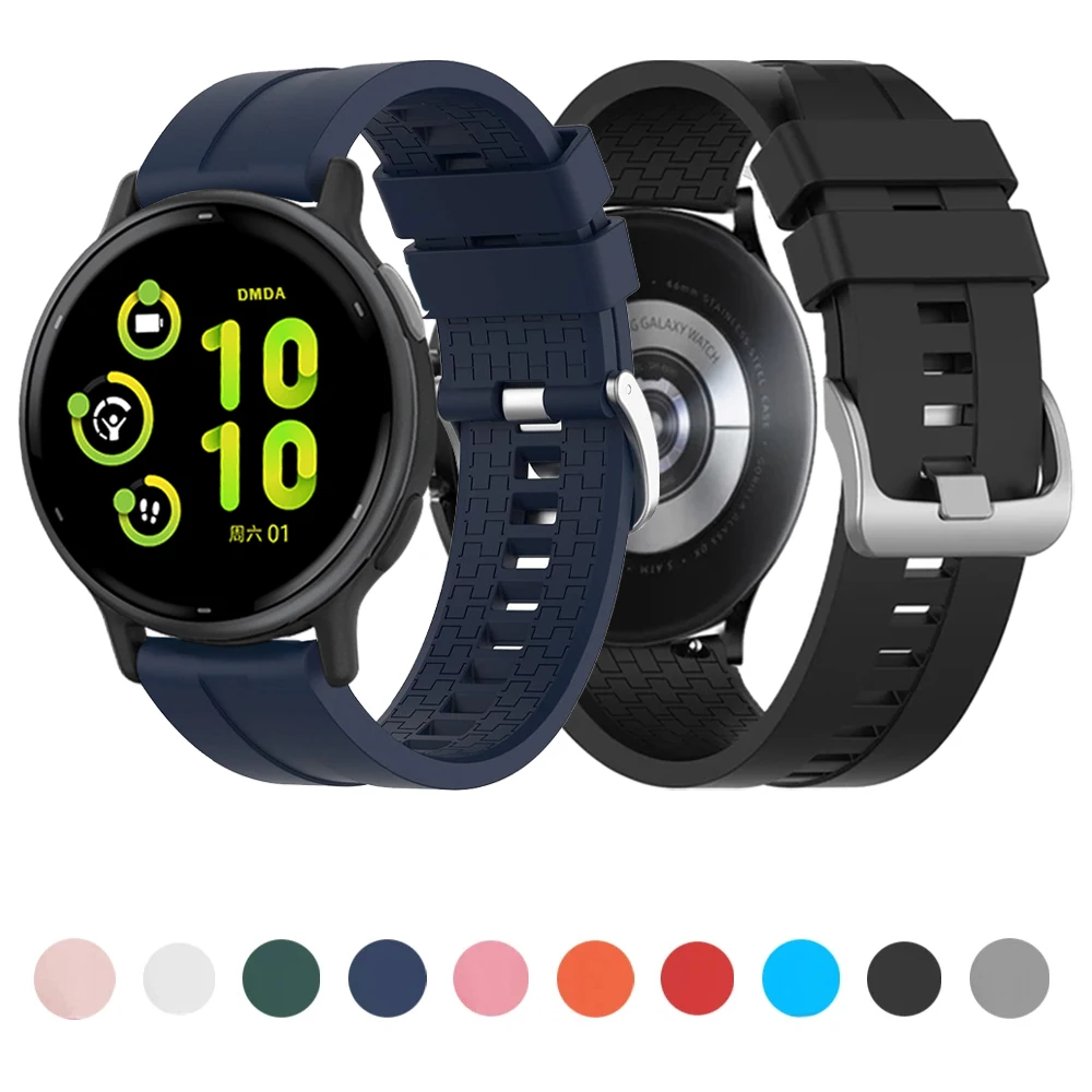 Correa de silicona para Garmin Venu 3, banda Forerunner 265, 255, 245, música Vivoactive, 4 bandas para Garmin Venu Sq 2 Plus, pulsera de 20, 22mm