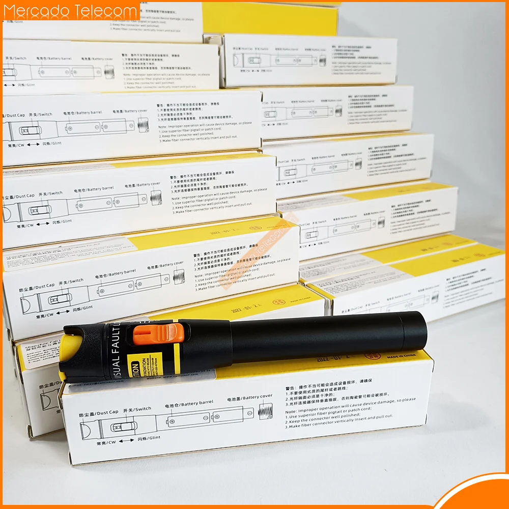 Localizador Visual de fallas láser, probador de Cable de fibra óptica, rango de 10KM, bolígrafo de luz láser roja, VFL, envío gratis, nuevo, 10MW/10KM - imagen 3