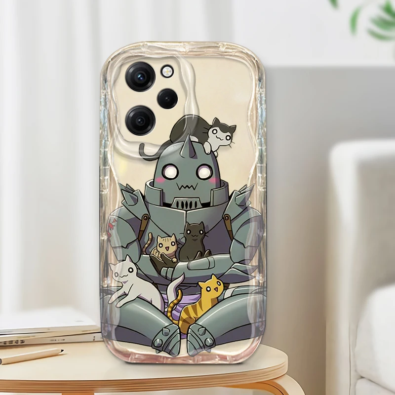 Funda Fullmetal Alchemist para Xiaomi Redmi Note 13 12 12Pro 11 10 Pro POCO F4 X3 X4 GT X5 X6 Wave Oil Phone Case - imagen 4