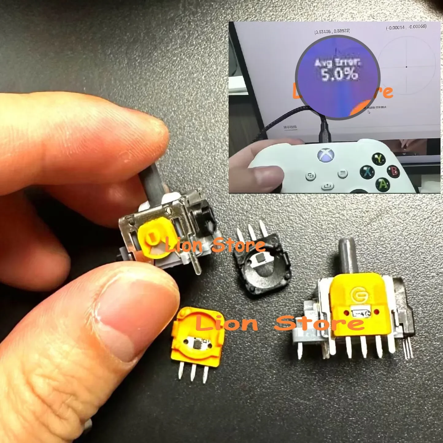 Nuevo Joystick de efecto Hall de alta precisión XBOX No es necesario ajustar manualmente el soporte central, calibración de artículos, fijación de pérdida de datos - imagen 3