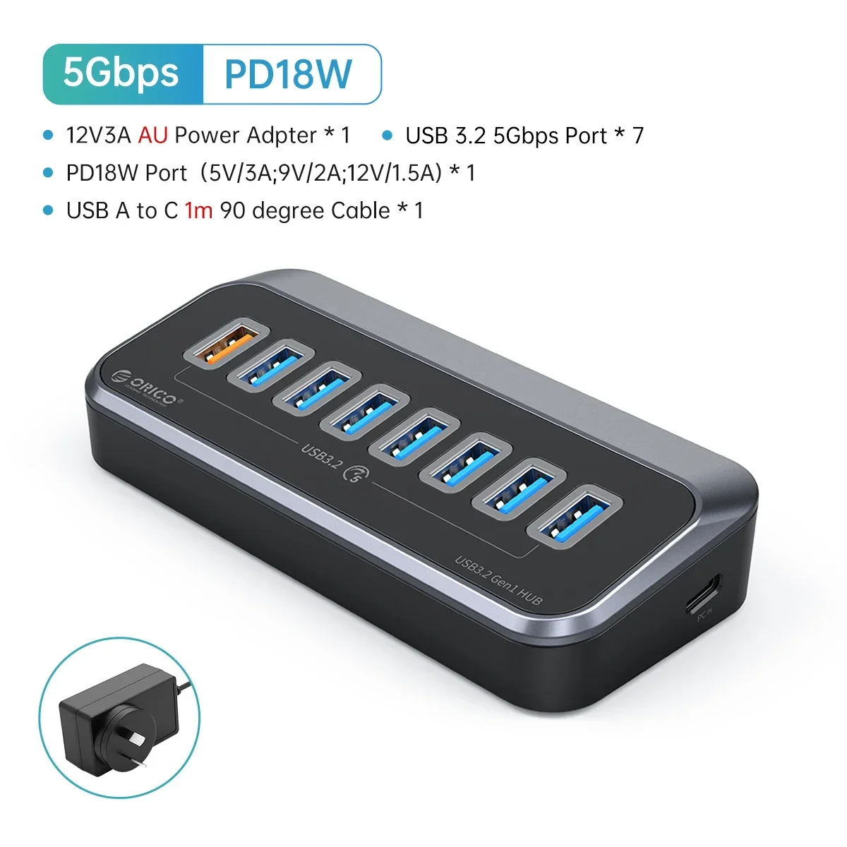 USB 3.2 Charge 1M AU