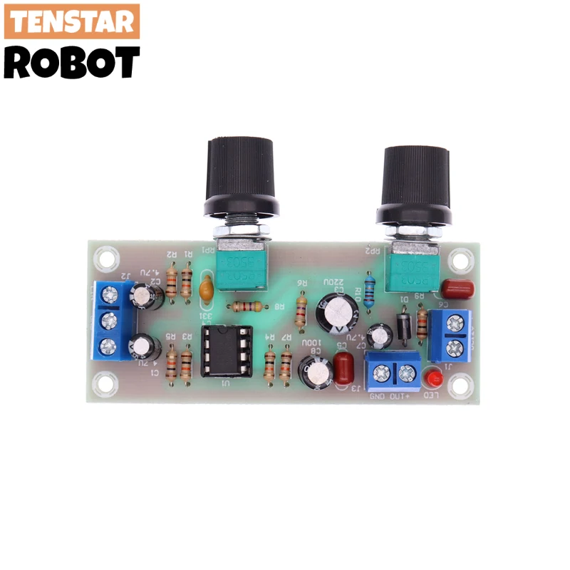 Placa de filtro de paso bajo de suministro único de alta precisión, placa preamplificadora Wubwoofer, 2,1 canales DC 10-24v 22hz-300hz - imagen 5