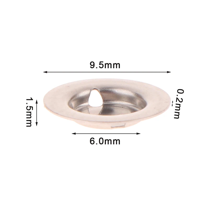 100 unids/lote 18650 batería de litio cabeza plana para cambiar el tapa de la punta 18650 Li batería positiva punta de soldadura juntas - imagen 5