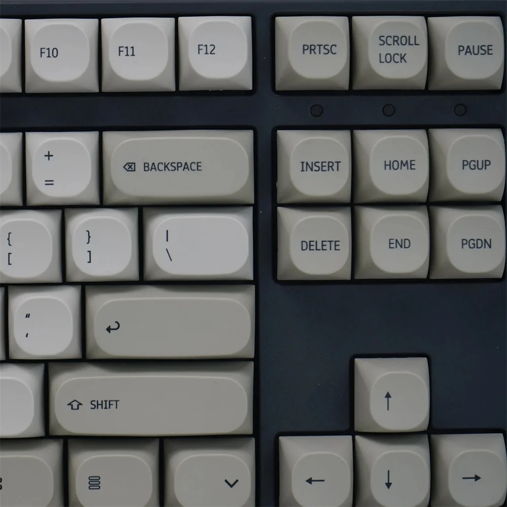 Tapa de tecla de perfil MA Retro, 131 teclas, coreano, inglés, japonés, BT, aislamiento, Simplism, para teclado mecánico, interruptores MX - imagen 4