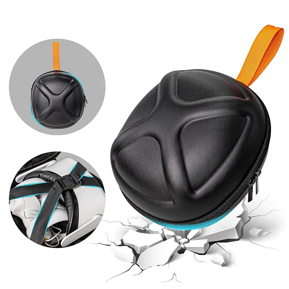Bolsa de almacenamiento de EVA dura para gafas Oculus Quest 3 VR, caja de máquina todo en uno, realidad Virtual, máquina integrada, estuche de transporte de viaje - imagen 4