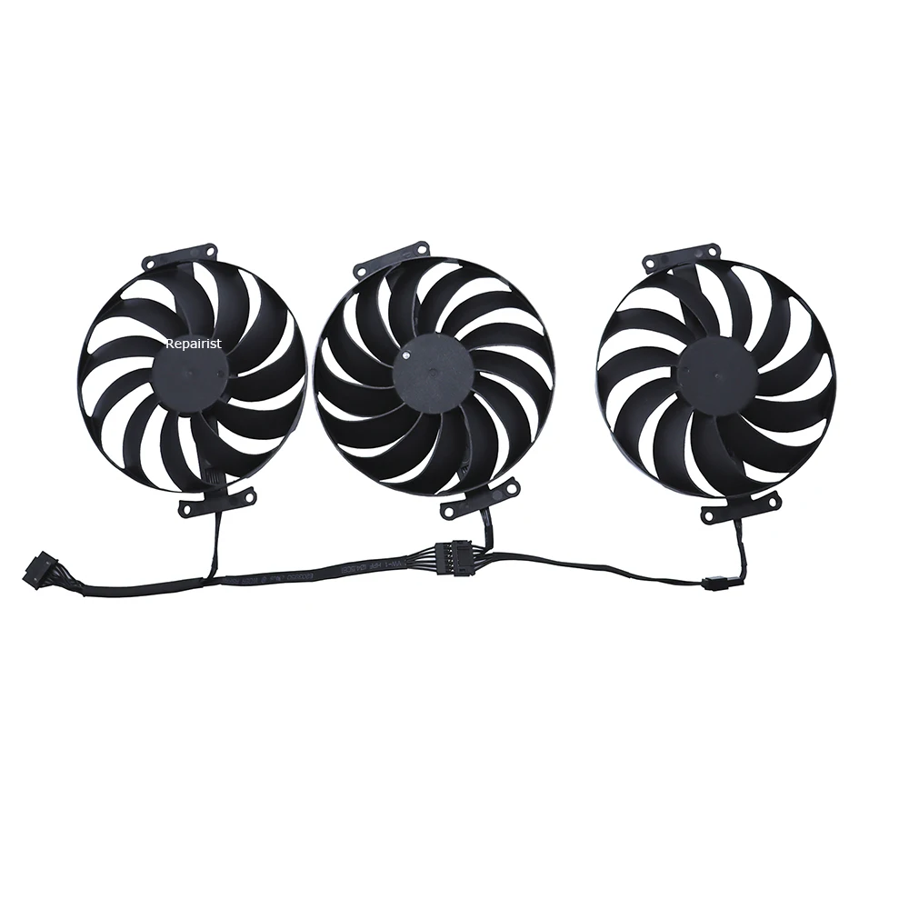 95MM CF1010U12S T129215SU,GPU Tarjeta de vídeo Ventilador,Ventilador de tarjeta gráfica,Para ASUS ROG-STRIX-RTX3090-24G-GAMING,Para ASUS ROG-STRIX-RTX3080-O12G-GAMING,Para ASUS ROG-STRIX-RTX 3070 Ti-O8G-GAMING
