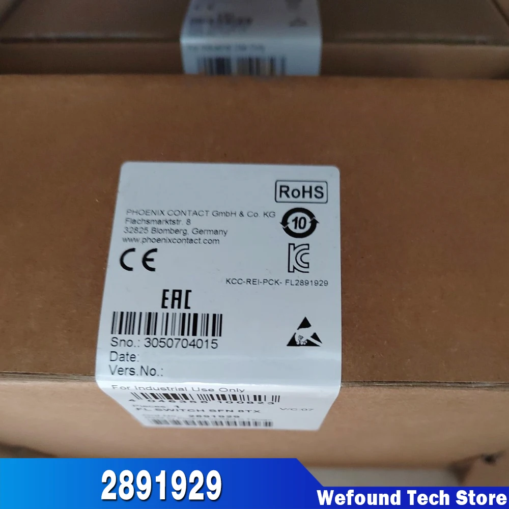 Para interruptor Ethernet Industrial Phoenix FL SWITCH SFN 8TX 2891929 - imagen 2