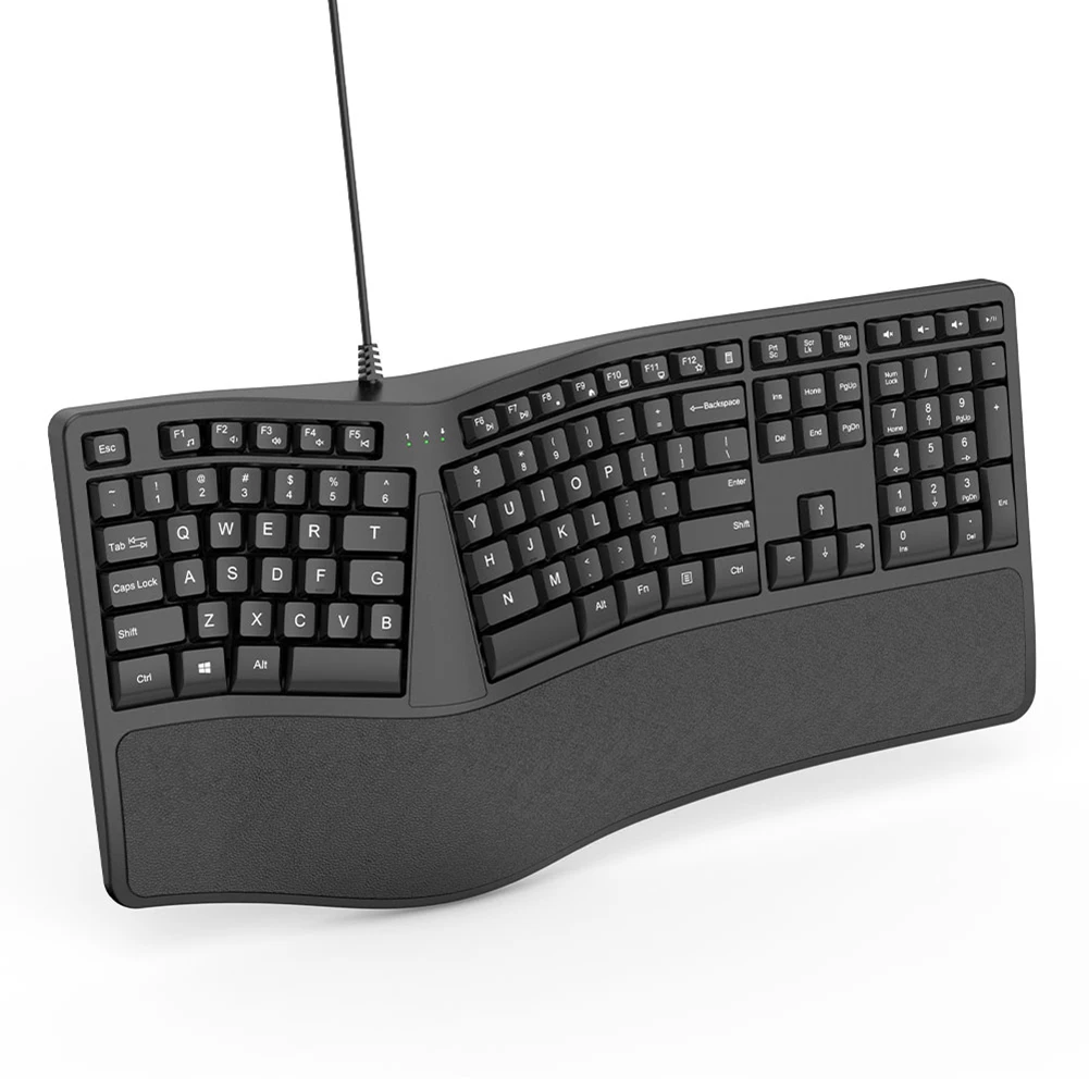 Teclado ergonómico K9 con reposamuñecas, teclado dividido, 110 teclas, teclado de ordenador para ordenador portátil - imagen 4