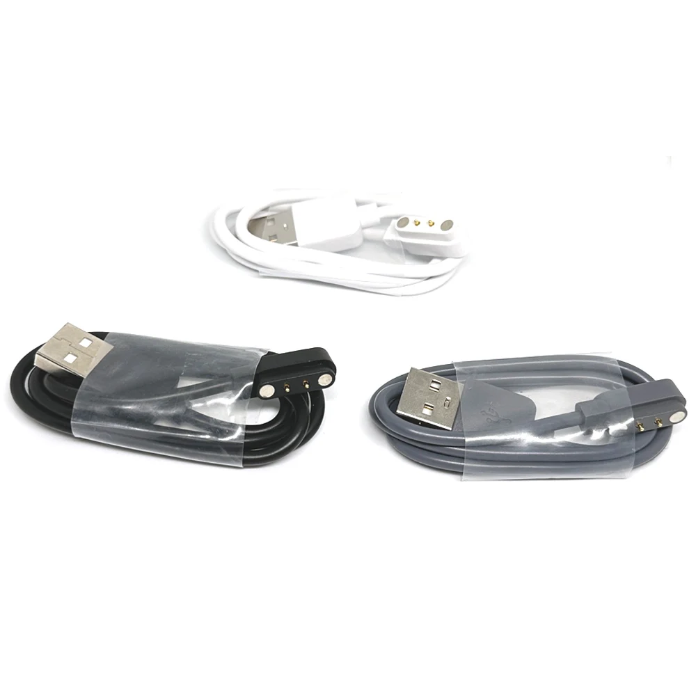 Cable de carga magnético Universal, Compatible con reloj inteligente para distancias de 2 pines, 4,0mm, novedosos Cables de cargador de energía USB - imagen 5