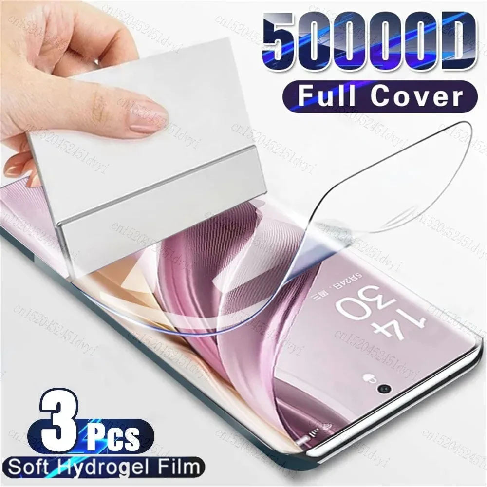Película protectora de pantalla de hidrogel, 3 piezas, para Doogee N40 Pro, N30, N20, N10, S59, S86, S88 Plus, S97, X93, X95, X96, S58, V30 Pro, V31GT, V20, S110