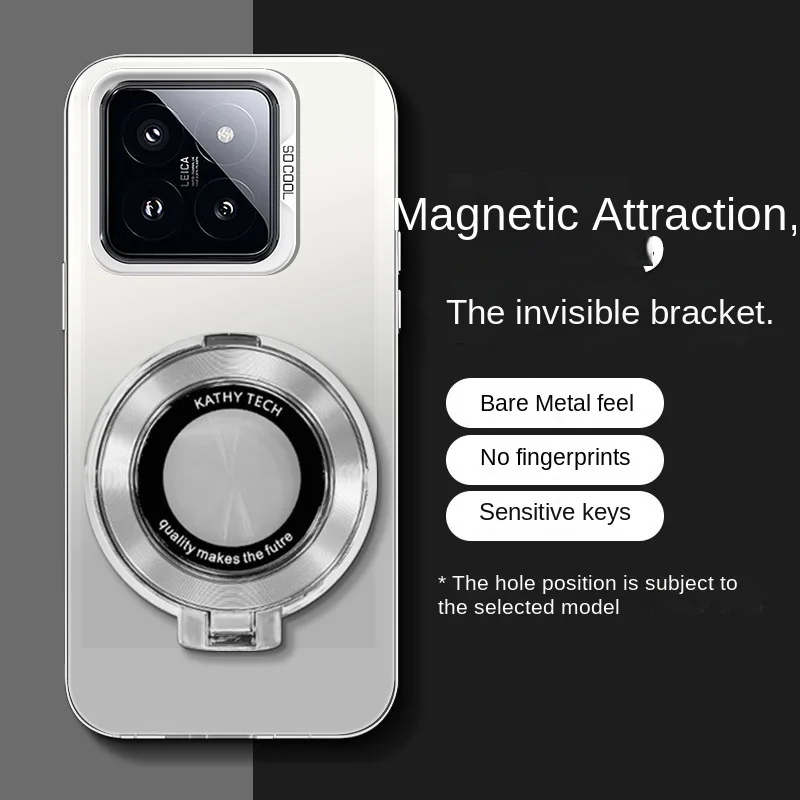 Para Magsafe funda de carga inalámbrica para Xiaomi 15T 15 14 13 17 13T 14T Pro MAX Poco M6 X6 F7 Ultra F6 x7 Pro cubierta de soporte mate - imagen 5