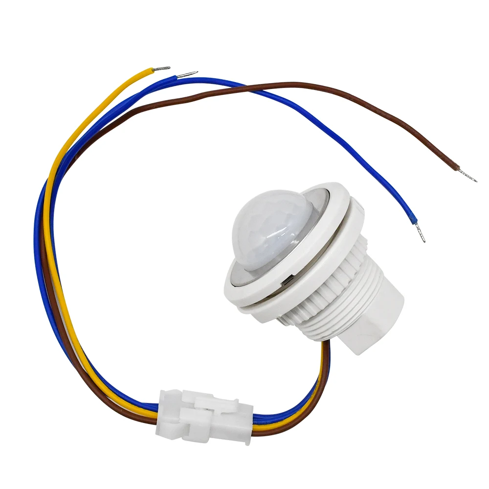 AC85-265V PPIR Sensor de movimiento interruptor de luz 110V 220V ajuste de retardo de tiempo Detector de movimiento del cuerpo humano infrarrojo Control automático - imagen 3