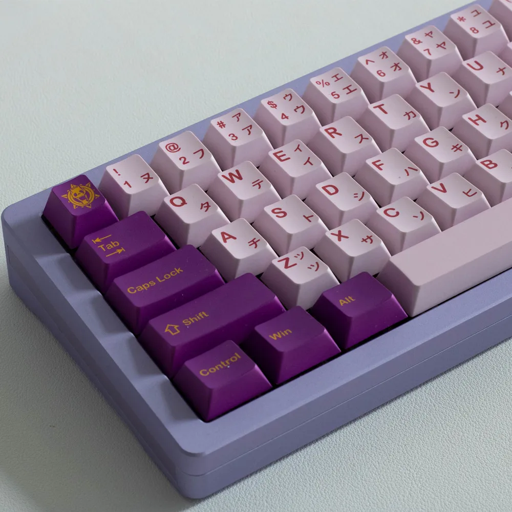GMK Deathly Queen Clone Keycap, Cherry Profile DYE Sub PBT, juegos completos de 142 teclas con ISO Enter, nuevas teclas para interruptor cruzado - imagen 2