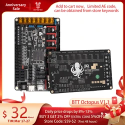 BIGTREETECH Octopus V1.1 – Placa base para impresora 3D